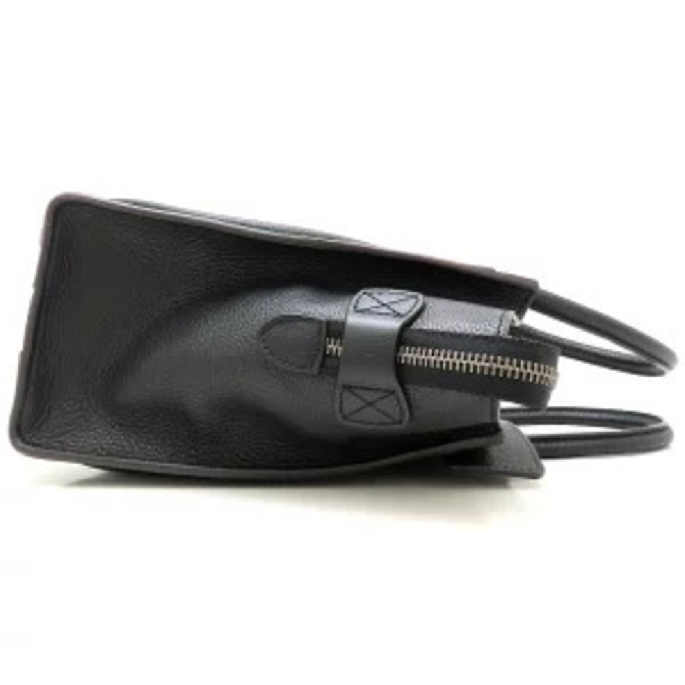 CELINE Luggage Shopper Handbag Leather Black - Picture 2 of 9